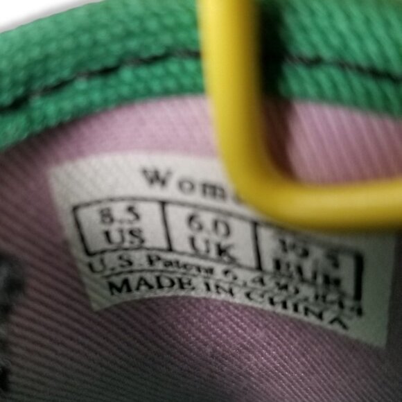 Keds Studio Womens Size 8.5 Custom Slip On Shoes Blue Green Galaxy Pentagram - Picture 8 of 8